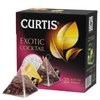 Tee Curtis black Exotic Coctail, Inhalt: 20 Pyramiden à 1,7g. (Grundpreis 7,618€/100g)