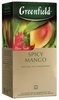 Tee Greenfield herbal SPICY MANGO,  Inhalt: 25 Aufgussbeutel à 1,5g. (Grundpreis 5,20€/100g)